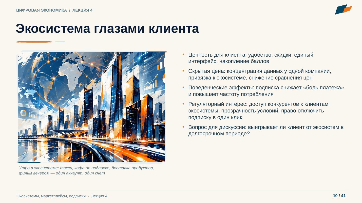 Слайд 10. Экосистема глазами клиента