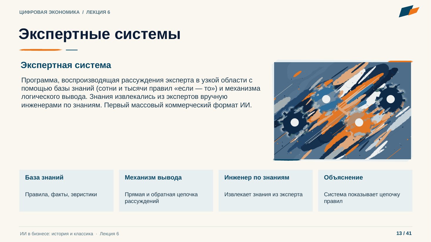 Слайд 13. Экспертные системы
