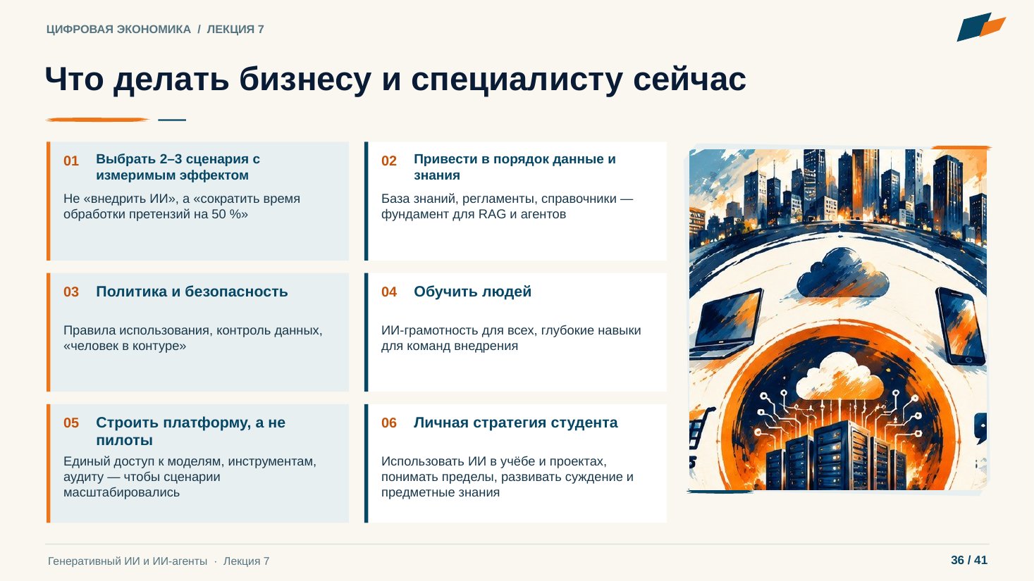 Слайд 36. Что делать бизнесу и специалисту сейчас