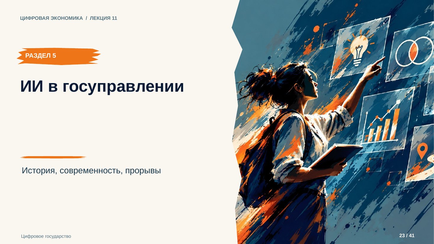 Слайд 23. ИИ в госуправлении