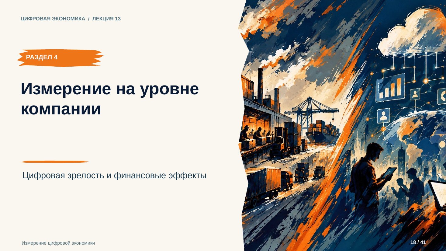 Слайд 18. Измерение на уровне компании