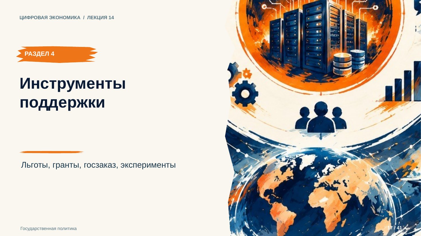 Слайд 17. Инструменты поддержки