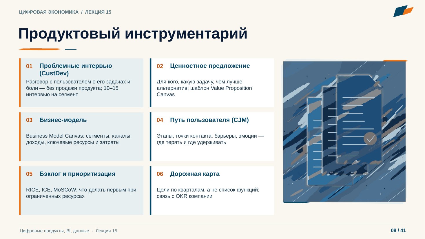 Слайд 8. Продуктовый инструментарий